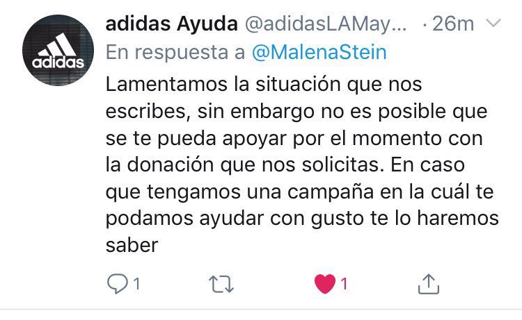 Pensé que @adidasAR podría colaborar con el atleta de Gualeguaychú que en abril compite en el mundial de Duatlón en España al cual le ROBARON las zapatillas para competir pero NO PUEDEN!!! 

Como no es cool no sirve ayudarlo, siendo que representará a la Argentina