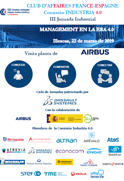 LachambreEsp's tweet photo. La Comisión #industria40 organiza este viernes su III Jornada Industrial #Management #era40 con una visita a la planta de @Airbus en Illescas, con las intervenciones de @Dassault3DS, @Airbus, @Atrevia, @SopraSteria_ES,
@mincoturgob, https://t.co/Cu8tf9JcV2 https://t.co/XHxaJQn4oR