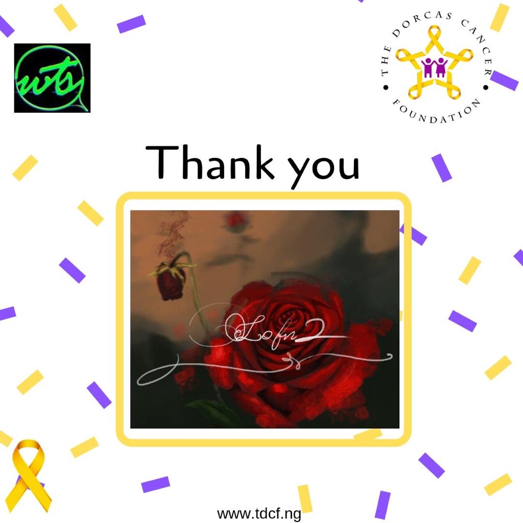 DorcasCancer's tweet photo. We would like to say thank you to @wetalksound for their contributions towards ensuring Childhood Cancer survival in Nigeria
In February, their #LOFN2 album was launched. And proceeds from the sale of the album was donated to the children.
We appreciate you for #doingitforkids https://t.co/Ulm1cqa20A