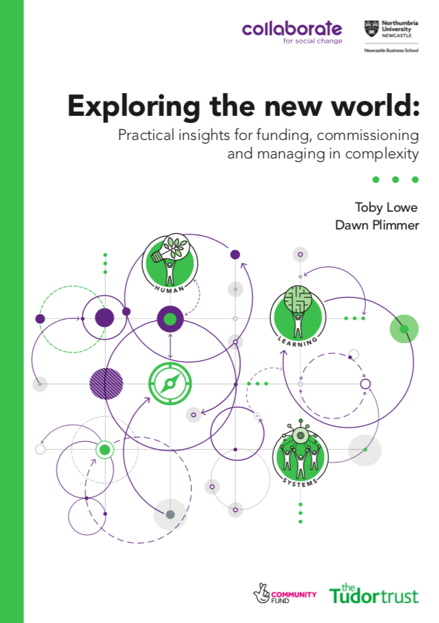 CollaborateCIC's tweet photo. We are proud to launch our #ExploringTheNewWorld report which identifies emerging #HumanLearningSystems practice and gives examples from the growing movement of people beginning to work in this way: https://t.co/xxyR2LzmMQ @tobyjlowe @TNLComFund @thetudortrust @DawnMPlimmer https://t.co/vEqLewgWtC