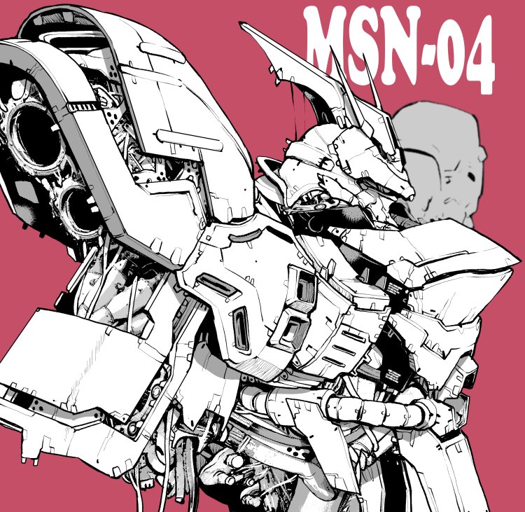「MSN-04 MGver.Kaアレンジ
#ガンダム 」|たくま朋正＠航宙軍6巻発売中のイラスト