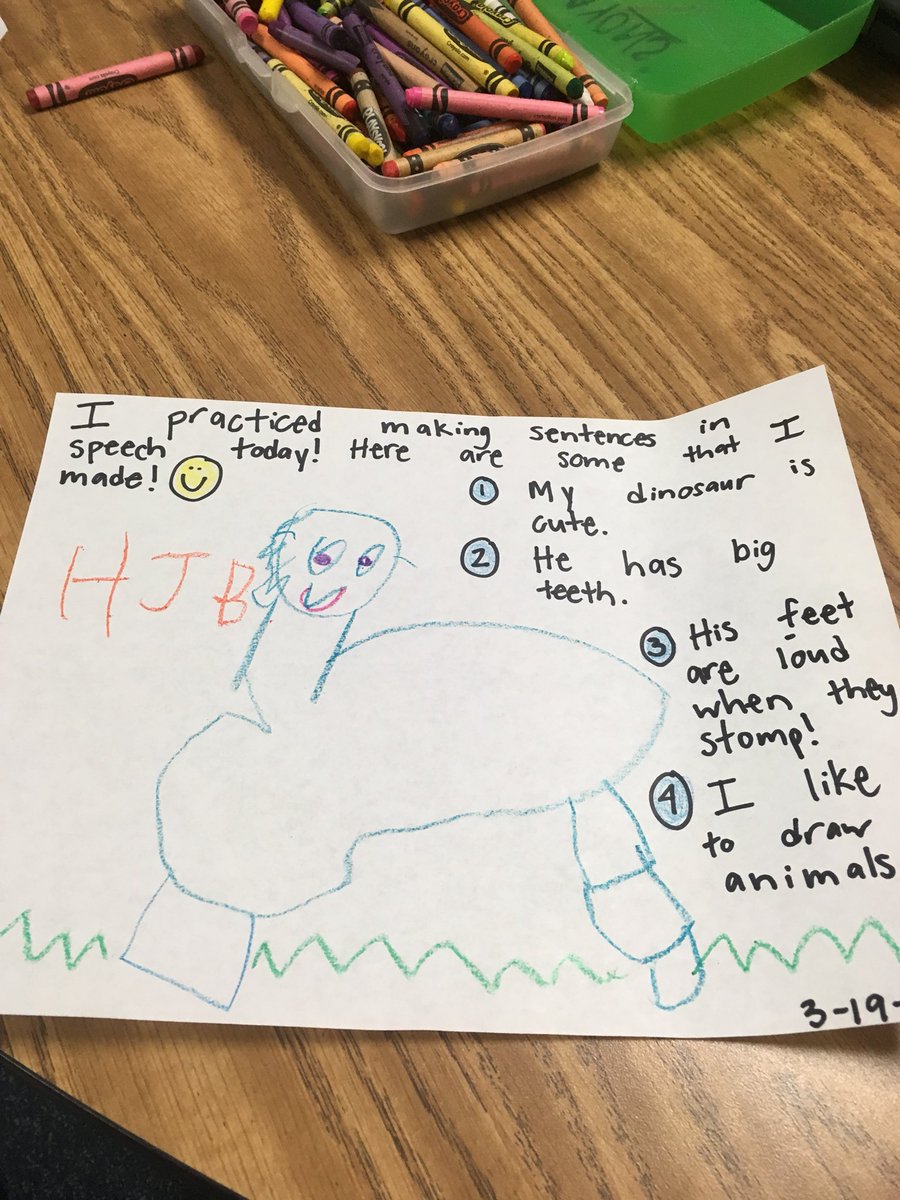 EmmiHazen's tweet image. Expanding utterances with littles is one of my favorite goals to work on! This preschool student was ROCKING it! 💪🏽 #gleasonproud #speechtherapy #expressivelanguage