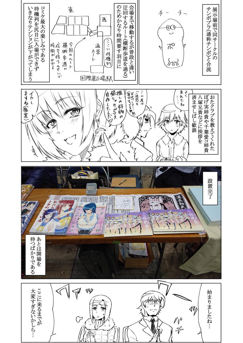 めちゃんこ遅くなりましたが冬コミレポです(1/2)
誤字を見つけたひとはもう一本もらえます 