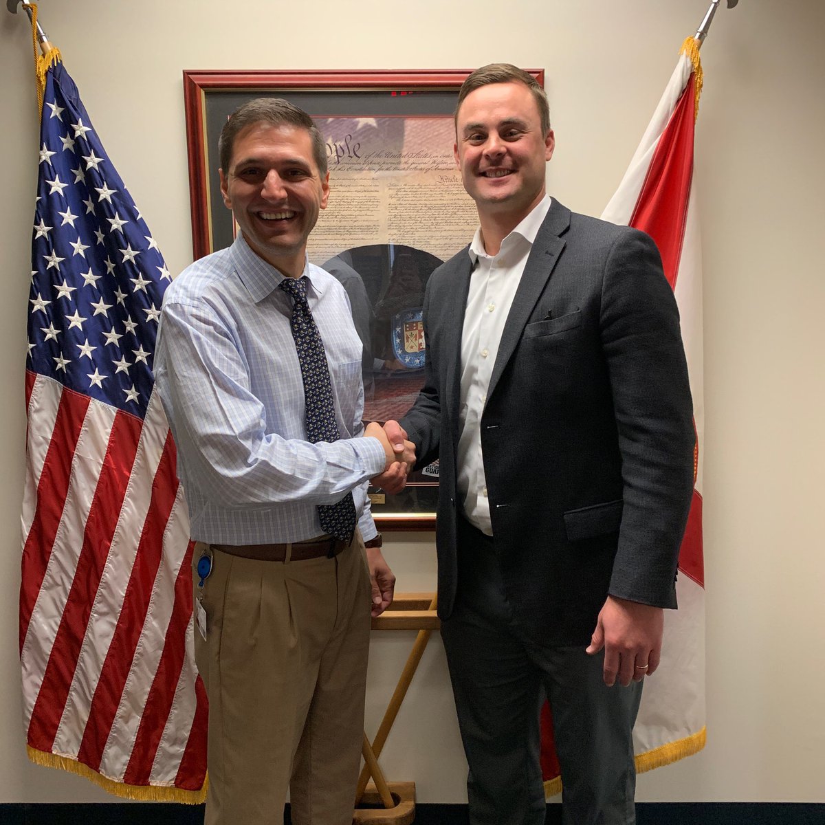Great day meeting <a href="/DannyBurgessFL/">Danny Burgess</a>. Thank you for all your support. Honored to serve alongside you. #Northtampabehavioralhealth #CORE 🇺🇸 #FLVets
