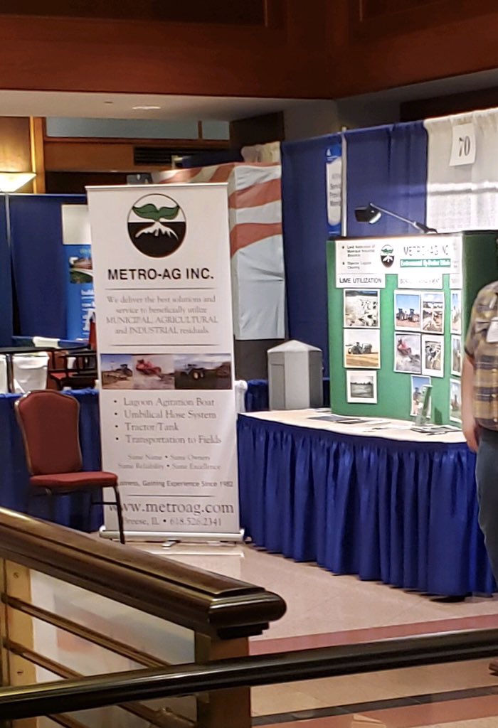 ag_metro's tweet photo. Come see us in Springfield, IL #watercon2019 @ag_metro @isawwa https://t.co/SWPpNITKIK