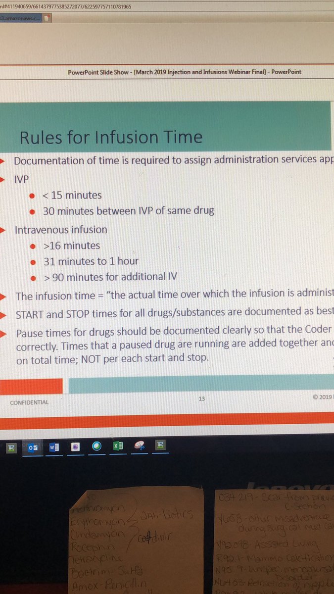 I mean.... be jealous #injectionsandinfusions #medicalcoding #auditor #ongoingeducation