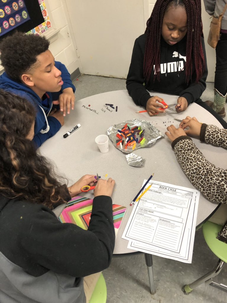 Rock cycle FUN!!!! #WHSsciencebrains <a href="/Winterboro_High/">Winterboro High</a>