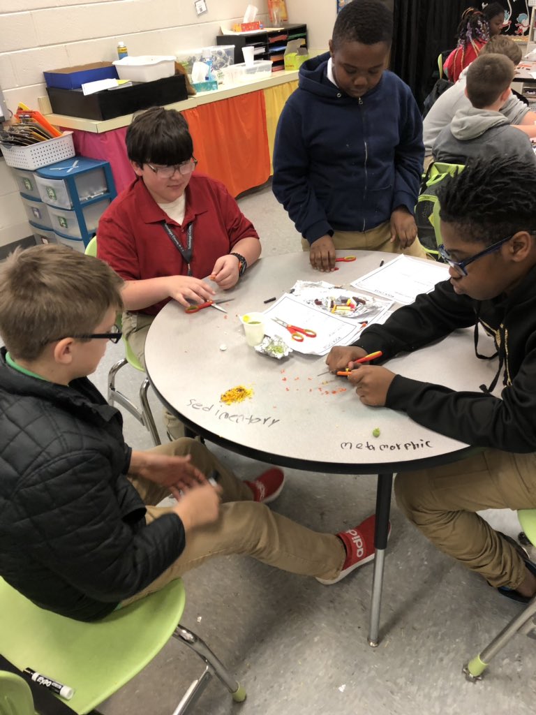JessicaRMathis's tweet photo. Rock cycle FUN!!!! #WHSsciencebrains @Winterboro_High https://t.co/LVnPtf1lfH