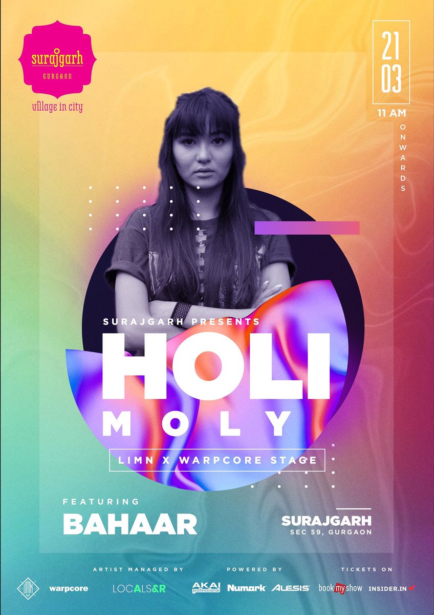 LiMNEnt's tweet photo. Bahaar joins us at #holimoly https://t.co/A6zTxSfHSs