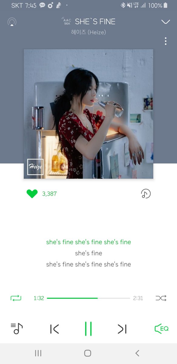 sunw3911_sw's tweet photo. #헤이즈 #멜론 #멜론이벤트 #shesfine #대박 #가수 https://t.co/UZfAHvWpy3