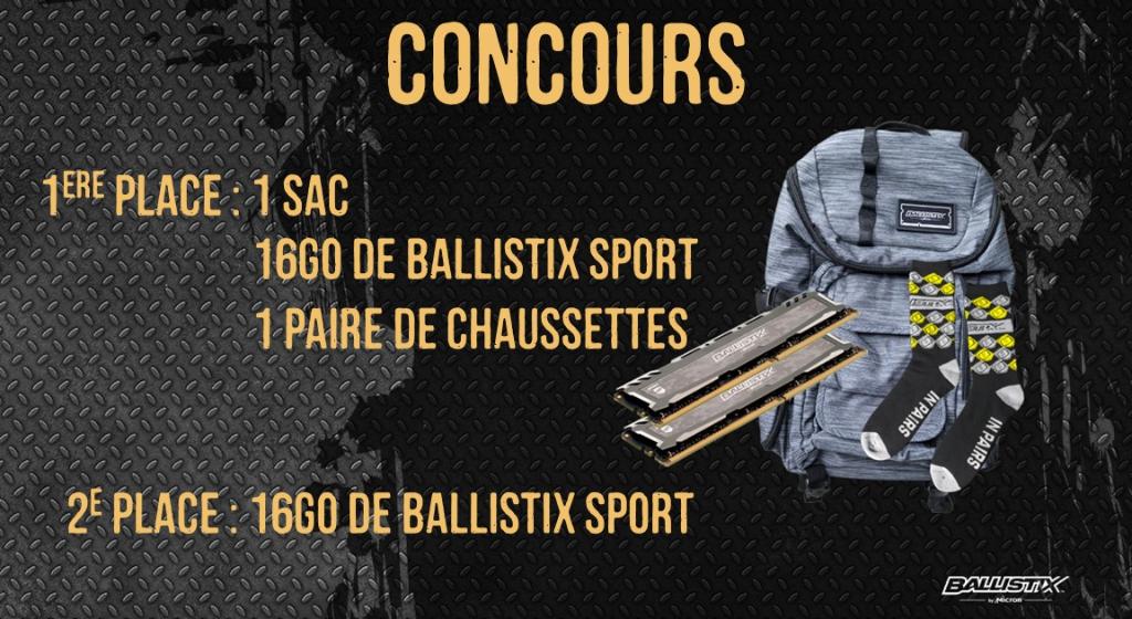 ballistixFR's tweet photo. [CONCOURS]
Comme on sait que vous adorez nos chaussettes voici un concours pour en gagner ! Le premier prix repart accessoirement avec un sac et 16 Go de RAM ! 😉 Pour le 2e, 16 Go de RAM à la clé ! 

RT + Follow pour participer ! https://t.co/08vVrhArhZ