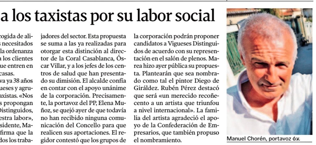 PPdeVigo's tweet photo. Y aquí 👇 las noticias de actualidad municipal en las que hemos participado en los 📰📰 @vozvigo @AtlanticoDiario y @Farodevigo https://t.co/Es6YSZiEQT