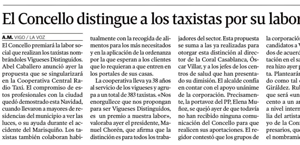 PPdeVigo's tweet photo. Y aquí 👇 las noticias de actualidad municipal en las que hemos participado en los 📰📰 @vozvigo @AtlanticoDiario y @Farodevigo https://t.co/Es6YSZiEQT