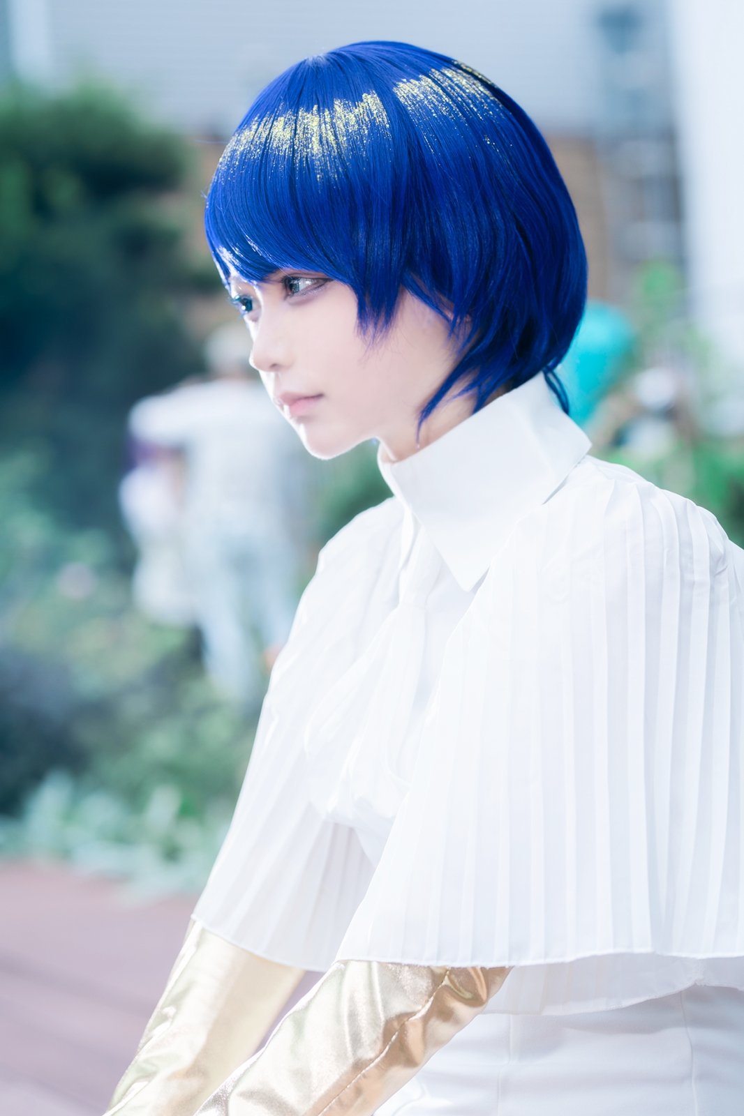 宝石の国 フォスフォフィライト コスプレ ウィッグ、靴、手袋フルセット 月フォス 宝石の国 フォスフォフィライト コスプレ ウィッグ、靴、手袋