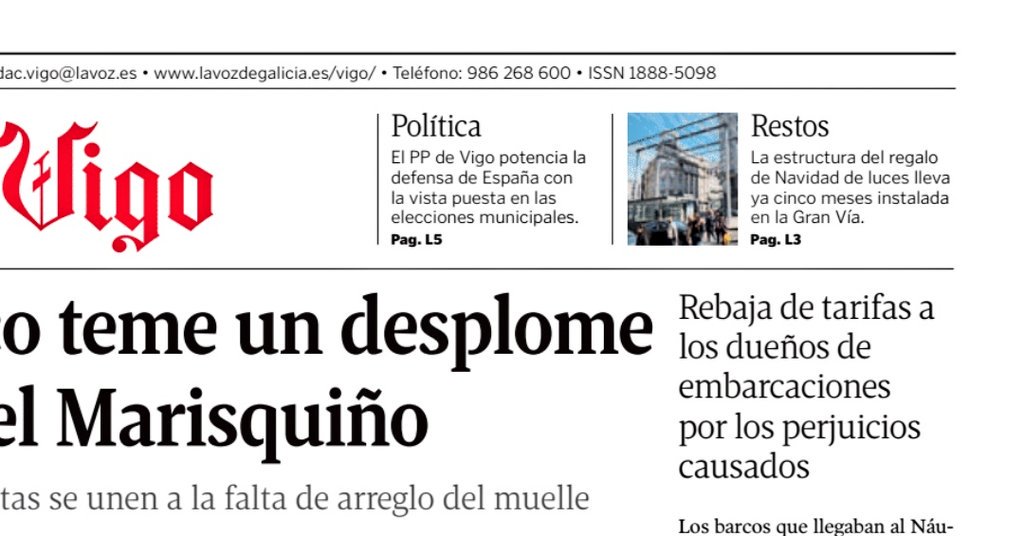 PPdeVigo's tweet photo. Y aquí 👇 las noticias de actualidad municipal en las que hemos participado en los 📰📰 @vozvigo @AtlanticoDiario y @Farodevigo https://t.co/Es6YSZiEQT