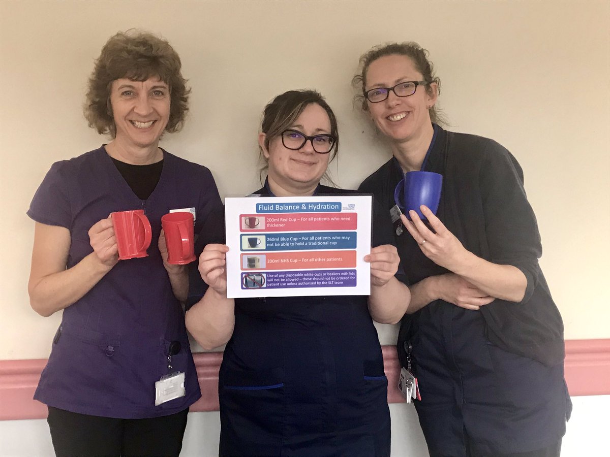 FHMedicalMatron's tweet photo. Stage 1 of project #banthebeaker has been rolled out. Next week we will be distributing to the rest of Medicine &amp; Surgery too. If your patient uses a lid @ home let The SLT team know so they can issue a cup with a lid following an assessment!  #nutrition #hydration #patientsafety https://t.co/d2iX6OLhCs