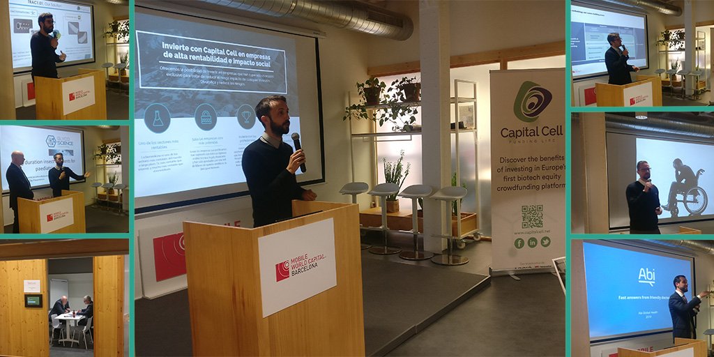 CapitalCellNet's tweet photo. Lleno total en nuestro 8º Demo Day anoche, un gran éxito!
Gracias a los asistentes, @TheCollider_MWC y a @mowoot, @Tractivus, @AbiGlobalHealth, @Bionure, @ScienceGlyco 
#barcelona #techcity #innovacion https://t.co/dQB9iUoKHf