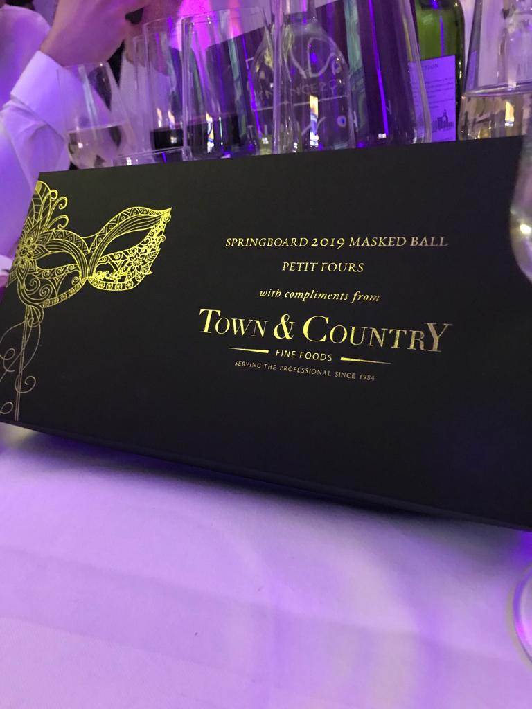 Springboard_UK's tweet photo. We're delighted to have had @tcfinefoods as one of our sponsors last night for #TheMaskedBall. Thank you for your support! https://t.co/tRqfbcXeu6