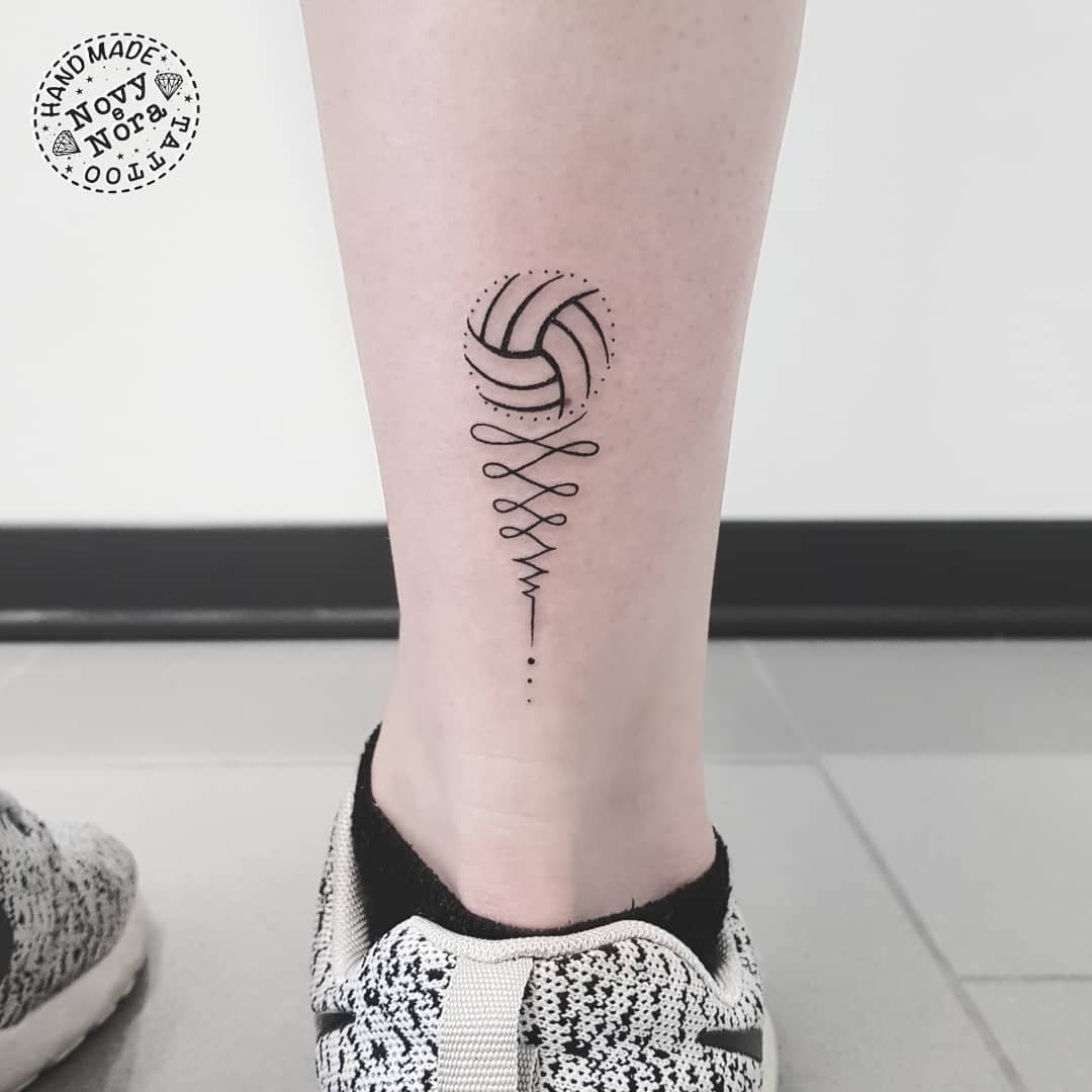 Sintético 182 Tatuagem de voleibol - Bargloria