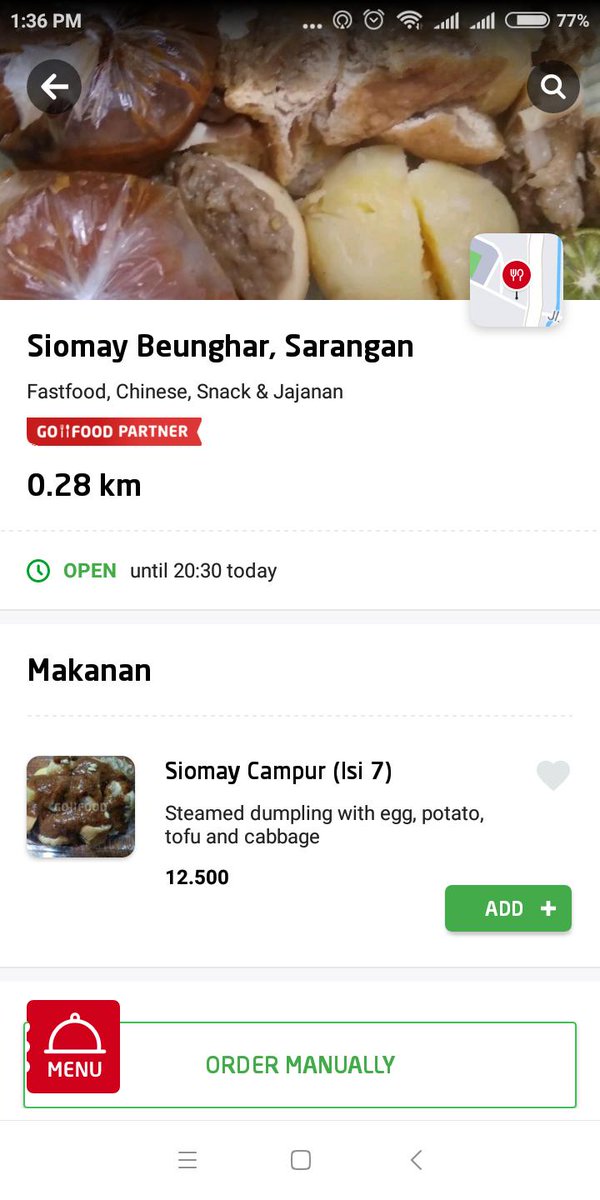 rouliqemb's tweet photo. Dingin2 makan #siomay enak bgt..yuk order di #gofoodmlg asli enaak...sepiring isi 7 kuenyanggg @lnfomalang @infomlg_ @kulinerMLG @MLGkuliner @kosmalang @anakkostmalang https://t.co/oY9Zs5kFkQ
