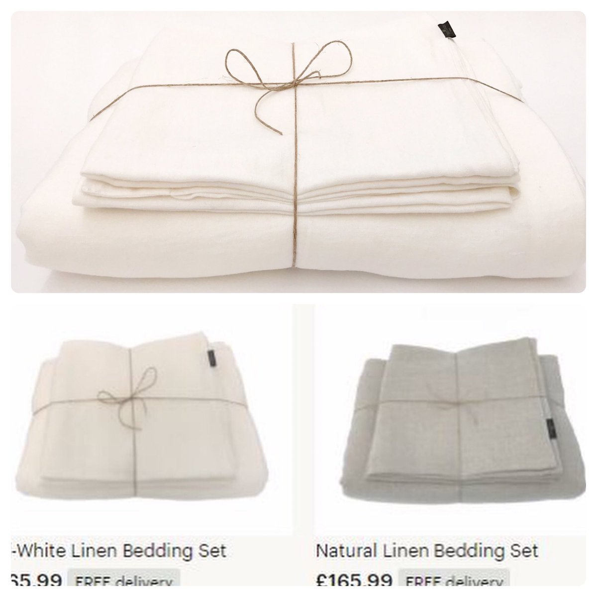 True_Linen's tweet photo. Our #purelinen #beddingsets come in natural, soft pastel colours for that fresh, crisp feel and look. That way it is easy to mix &amp; match other bedding accessories such as #decorpillows &amp; #throws.
A duvet cover fastens with natural wonky mother-of-pearl buttons. Code SPRING20. https://t.co/1CZ1Qsfdn0
