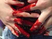 rcannie's tweet photo. Caught Red Handed! Need the right Blood FX at the crucial moment? With a choice of Splat and Spurt, non staining fake blood and a bespoke colour service we can help!
#bloodFX  #stagecombat
 @BADC_UK  @SMAssoc @rcannie https://t.co/VJaYLpkIa8