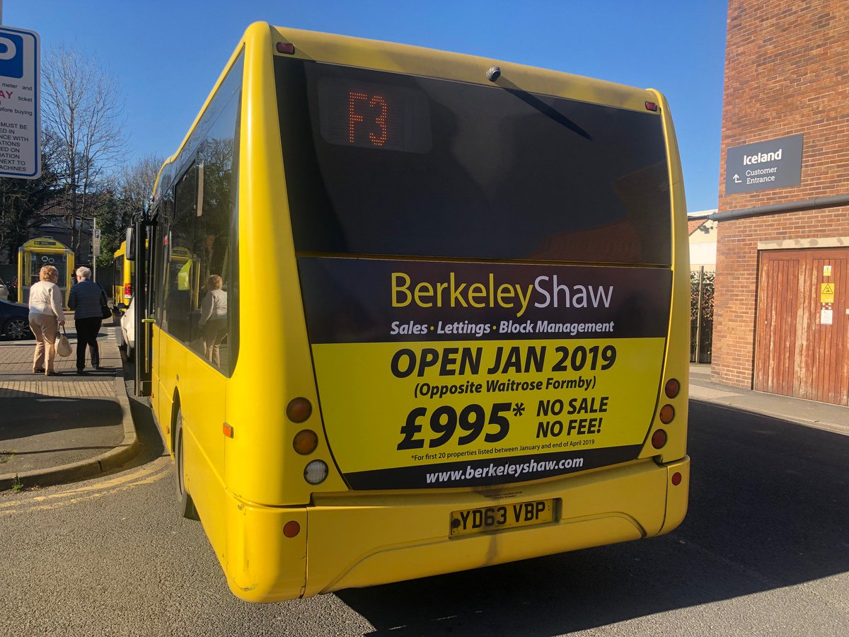 admcreativeuk's tweet photo. Bus back campaign for @BerkeleyShaw Estate Agent now open in Formby, Crosby and Liverpool. https://t.co/uQGHcw4T38