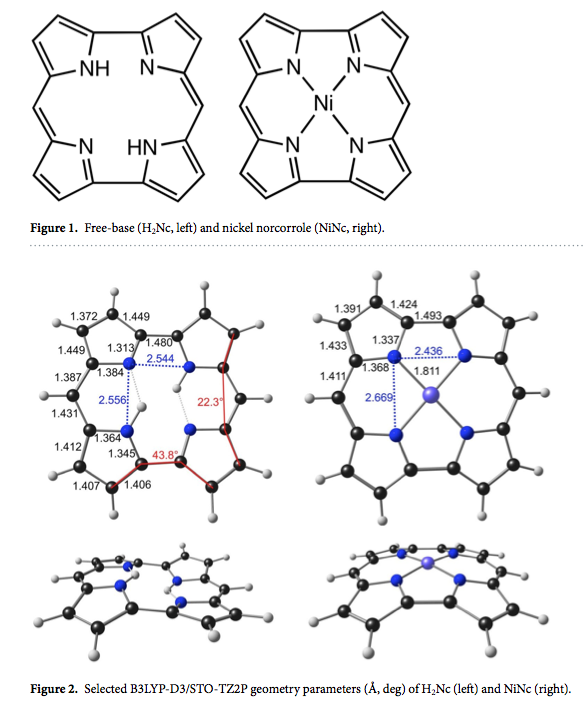 abhikghosh's tweet photo. Nickel #norcorrole is a rare example of a symmetric, delocalized #antiaromatic system. #aromaticity @UiTromso; Check out #openaccess: https://t.co/nWRdTkr192 https://t.co/gBYpM7r6Mn