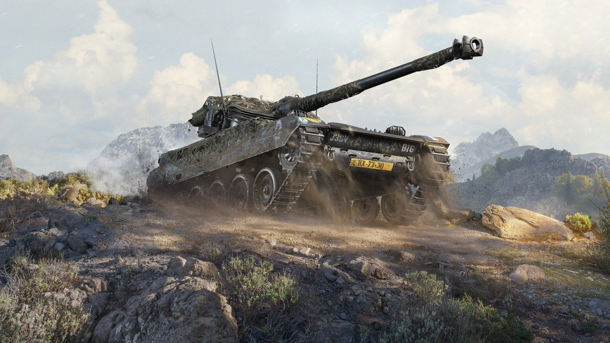 World Of Tanks コンソール公式 新車輌 フランス Tier Viii プレミアム軽戦車 Hmh Amx Modele 58登場 Amx 13 の火力強化型であり 3発装填式の 105 Mm 自動装填砲を備えています T Co Daaibkuinu T Co Gnhxji8uqw