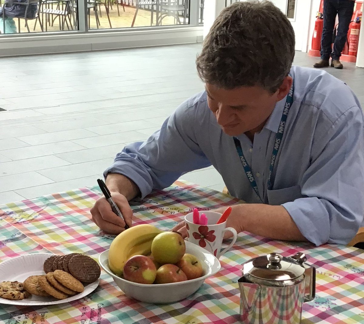 Thanks to everyone who visited our kitchen table yesterday for 1st day of #NKTW2019. Your feedback is so useful. Great to see people getting creative by writing on the tablecloth! We’re back again today: come & see us in the Jubilee Concourse from 11.30am - 2.30pm @anna_annabav