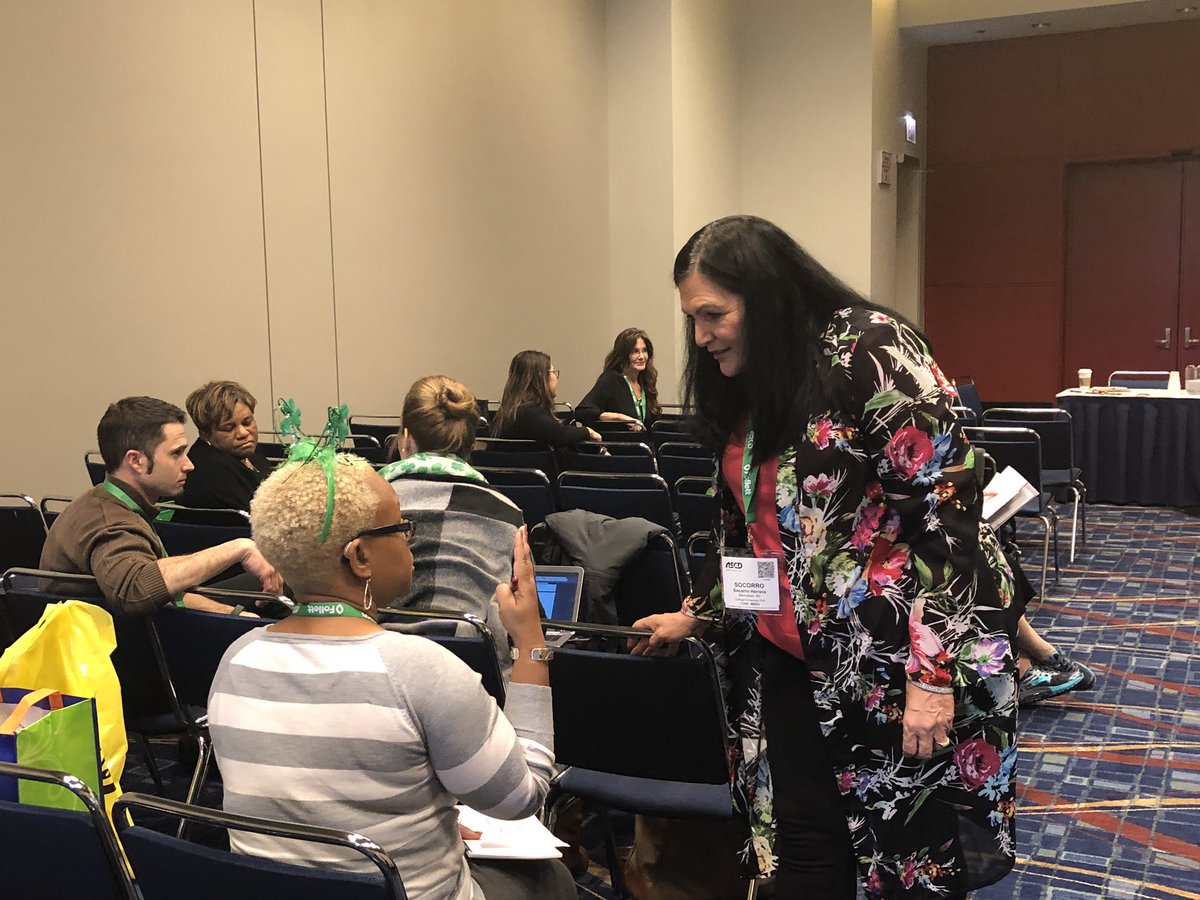 LMarr98's tweet photo. Great presentation by @SococoAtKSU , @abisanny & @GraceBerumen at @ASCDconf ! @CIMAKSTATE. Sharing the successful results of using Biography Driven Instruction #BDI in a school predominantly of #CLDstudents sparked great conversationsamong participants. #equity #ASCDEmpower19 https://t.co/qmfwvIxpmn