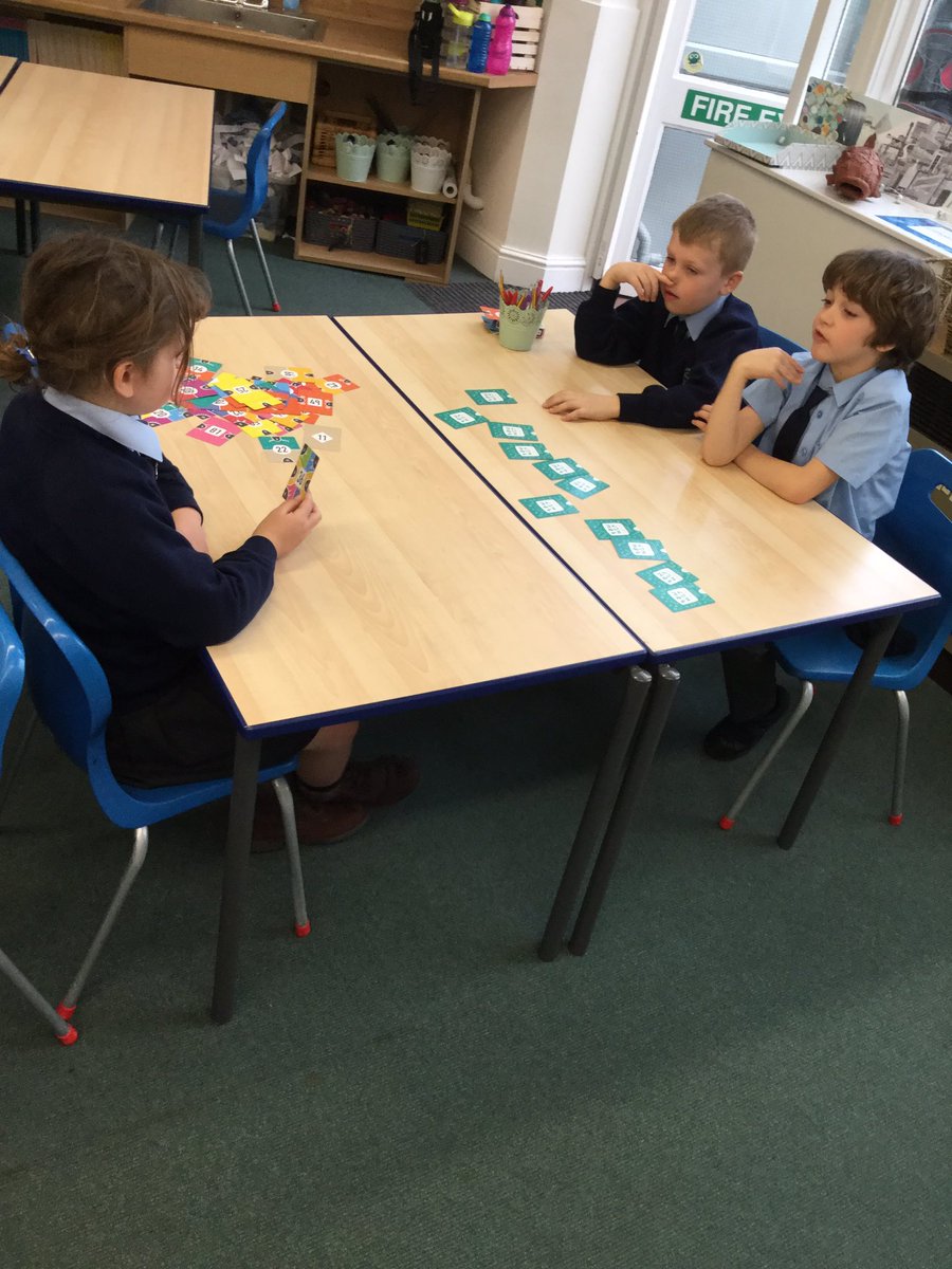 Westonprimary's tweet photo. We love using our fun key maths cards to help us with our times tables #funkeymaths #maths @FunkeyMaths https://t.co/hAqemE6TI8
