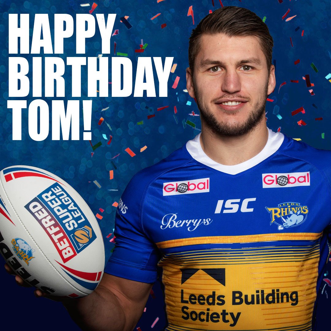 Happy birthday today to Rhinos star Tom Briscoe, less than a week after making his 300th career appearance 