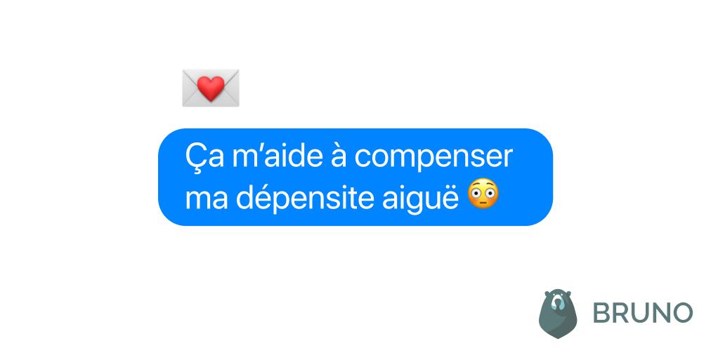 C'est vous qui le dites, pas nous. 😏
💌 Postez vos meilleurs mots doux et photos pour Bruno et nous vous enverrons un petit cadeau. 💌