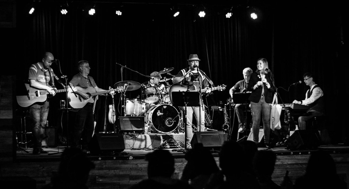 What a great venue!! Thanks <a href="/overflowbrewing/">Overflow Brewing Co.</a> for hosting us and for our peeps for coming out to celebrate. Looking forward to playing again. Unparaleled sound. Next up.. looking forward to pkaying the mighty  <a href="/blacksheep_inn/">🇵🇸 pug noir 🍉</a>  Friday May 10!