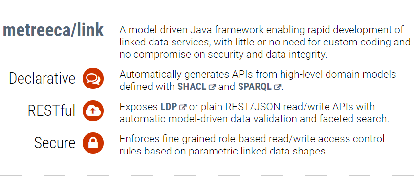 Metreeca/link v0.49.0 is out w/ better 3rd party #SPARQL DBs interop:
- full interoperability with <a href="/Ontotext/">Ontotext</a> GraphDB, <a href="/StardogHQ/">Stardog</a> and <a href="/OpenLink/">OpenLink Software</a> Virtuoso
- overhauled data validation engine compatible with snapshot transactions 
- aggressive memoization of shape processing results