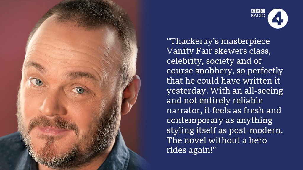bbcpress's tweet photo. Comedian @AlMurray will play his great-great-great grandfather William Makepeace Thackeray in a new @BBCRadio4 adaptation of #VanityFair, starting 26 May: https://t.co/UZB0cmLjDp https://t.co/llvN2SjL5B