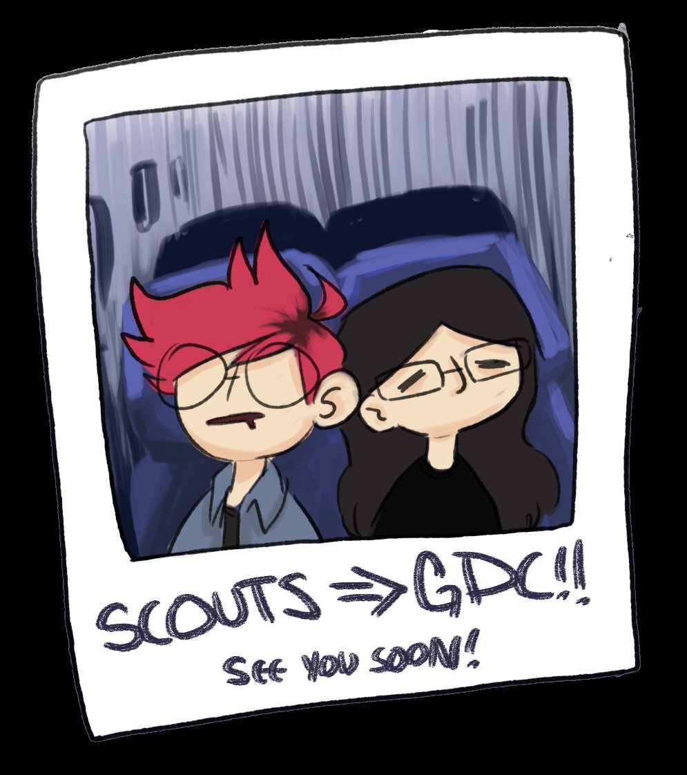 AnxiousCampers's tweet photo. Good morning campers!! Some sleepy game devs are on their way to GDC expect updates soon ✨ https://t.co/2DwKPqa6va