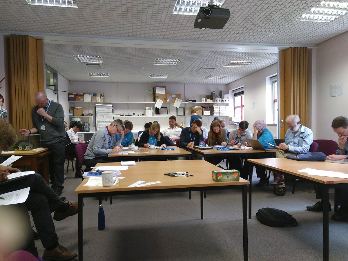 Fab session on values and behaviours led by Shirley Till.  Never seen so much concentration in ORLAU!  Prizes all round.