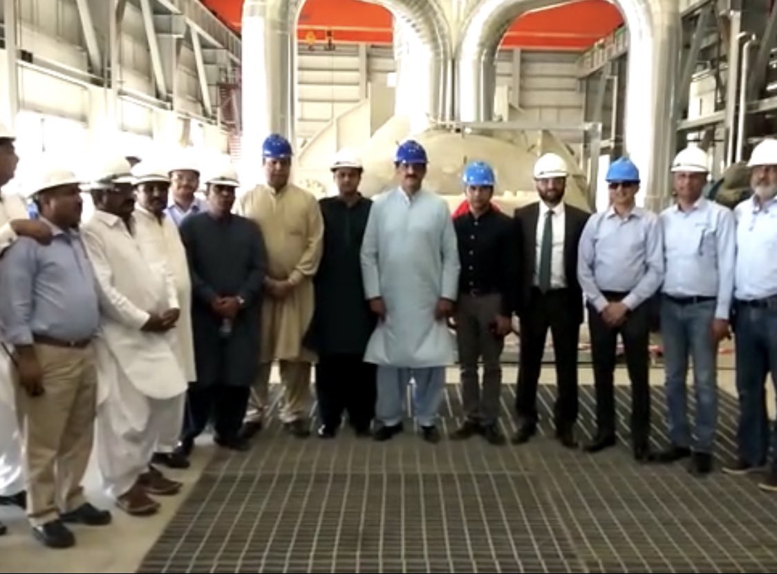 SikanderBalouch's tweet photo. #TharPowerGen started generating 330 MW power. A landmark achievement of Sindh govt n Angro in v short period of time making new history in Pak, Recognising, appreciating, workers, Cm Sindh @MuradAliShahPPP visiting #tharcoal along with minister’s, Adviser to Cm @murtazawahab1 https://t.co/2RV1ngmfbe