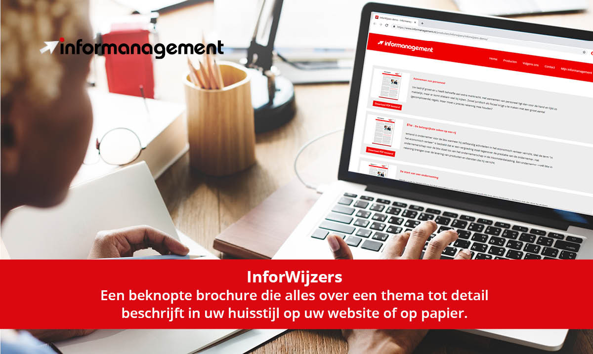 Informgt's tweet image. Ideaal om mee te geven aan uw klanten of om uit te delen ter voorbereiding op een gesprek. Uiteraard in uw eigen huisstijl. Wij hebben InforWijzers geschreven over de meest uiteenlopende onderwerpen. Uniek is de combinatie van een papieren versie en een versie op uw website.