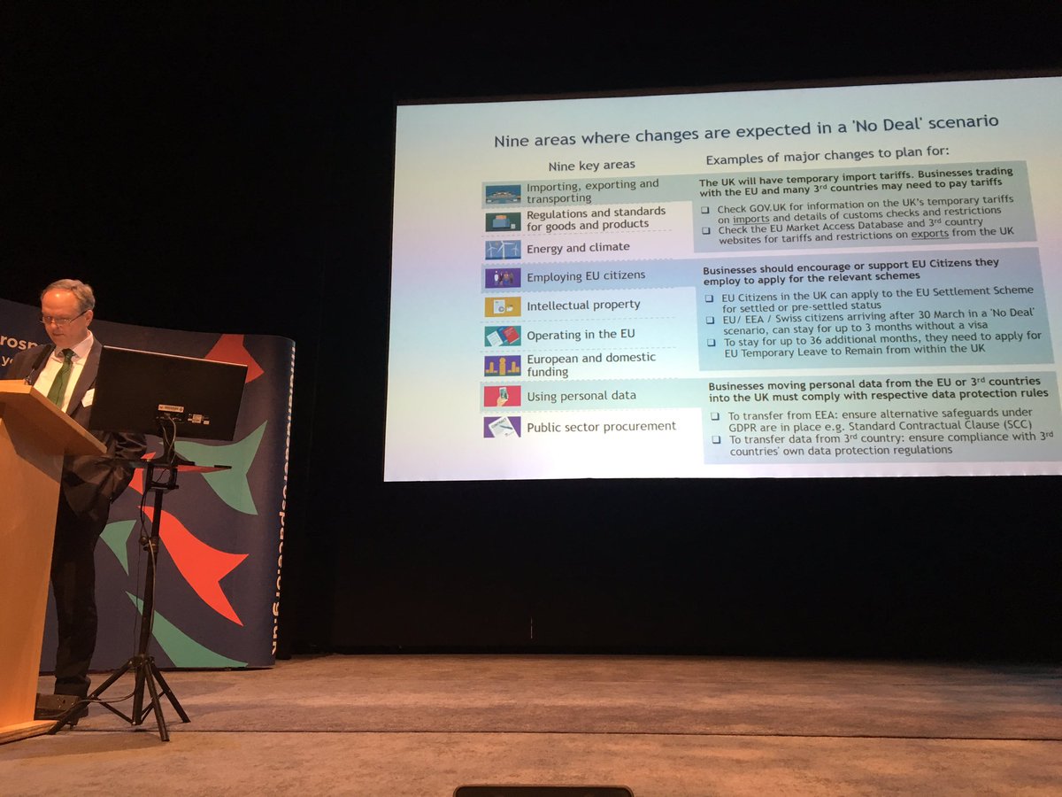 9 areas where changes are expected in a “no deal” scenario. Are you ready? #afb2019 <a href="/MAAaero/">MAA</a>  we are supporting our members to be ready