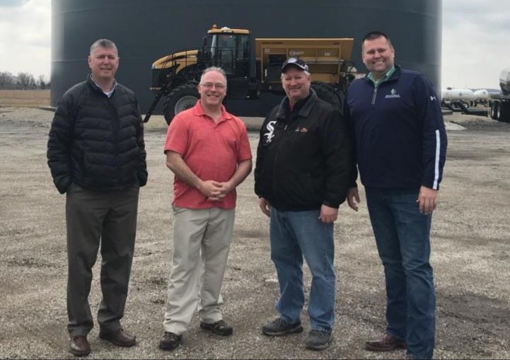 ILFERTCHEM's tweet photo. IFCA would like to thank Senator Craig Wilcox for visiting Conserv FS in Marengo yesterday. We talked about crop protection products, seed treatments and the Illinois business climate. #Fertilizer #agretailers #agretail #agnews #agtwitter #friendofag #agriculture #ag @ILSenateGOP https://t.co/8YtbdW3cOW