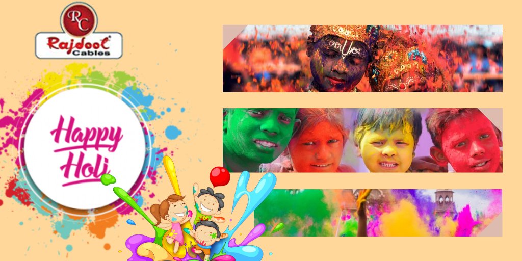 rajdootcable's tweet photo. May this Holi add more colors to your life.
#HappyHoli #Holi #HappyHoli2019 #ColourfulHoli https://t.co/Pu4LHe2uSR