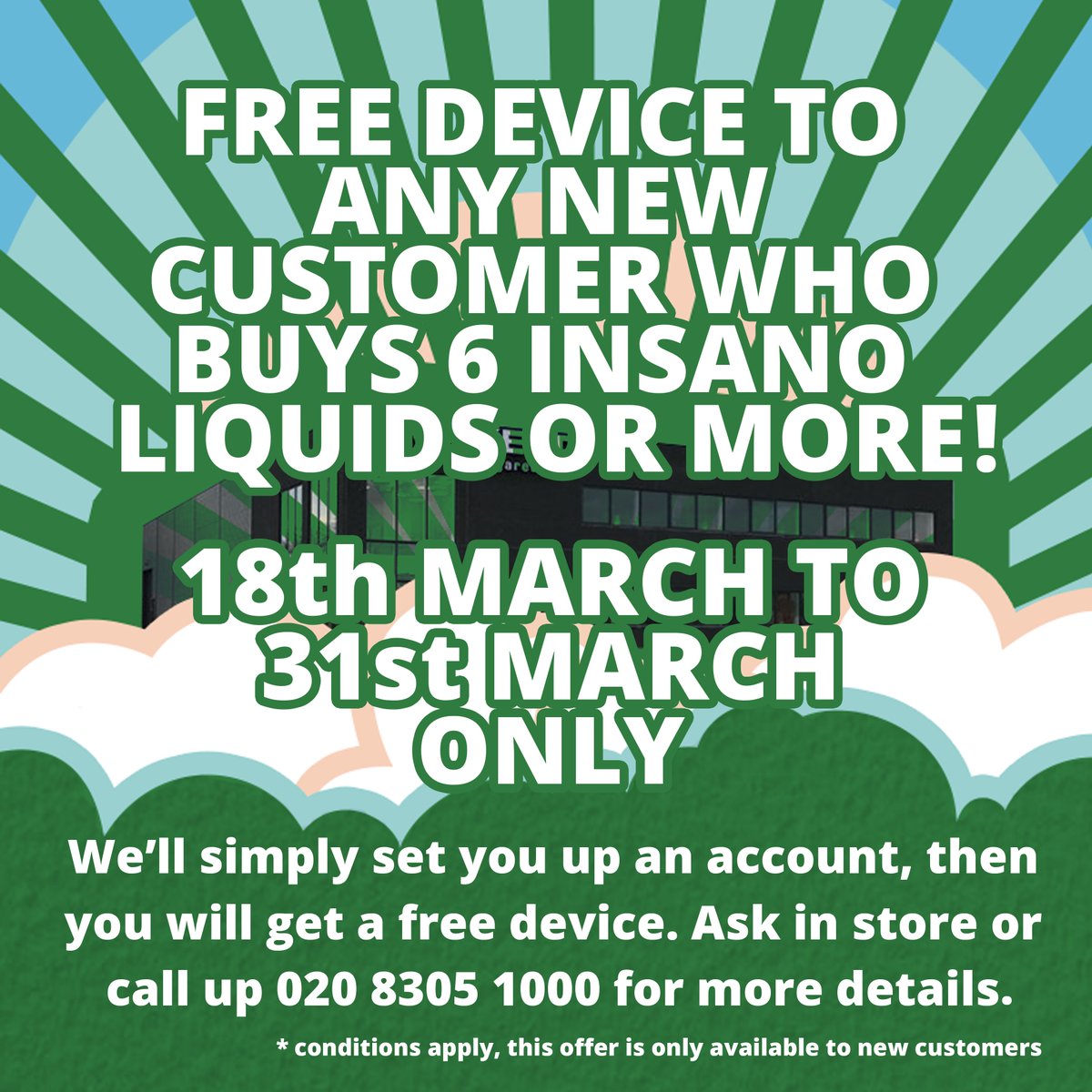 SmokeItlondon's tweet image. Very limited time offer, call up on 020 8305 1000, or come in store for more details, we are located at; 107 Trafalgar Road, Greenwich, SE10 9TS

#vapehead
#ukvaper
#vapeit
#vapeadvocacy