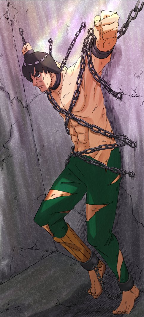 Ami 自分の性癖全開の 鎖で拘束されるガイ先生