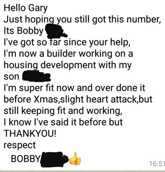 One of our Linkworkers received this message from a client that was supported 2 years ago. It's so nice to get such an amazing update and shows how well Linkworking can help #weareP3
