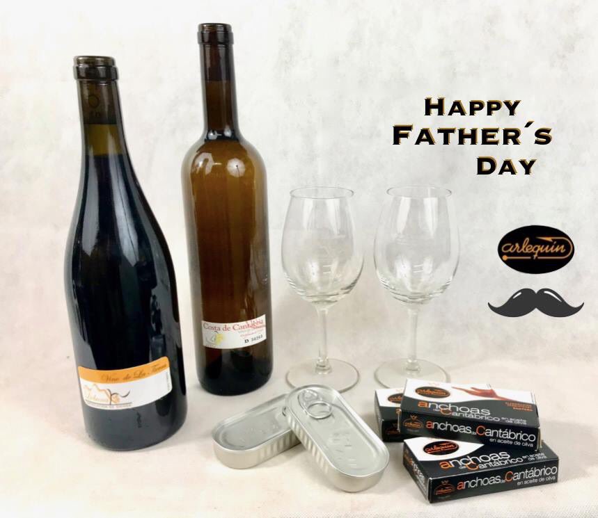 ¿Ya sabes cómo sorprender mañana a Papá?... Dile lo mucho que le quieres, por ejemplo, con unos vinos de Cantabria y unas deliciosas anchoas de Santoña... Una combinación perfecta que seguro que le encantará...
#anchoas #anchoasdesantoña #santoña #cantabria #díadelpadre