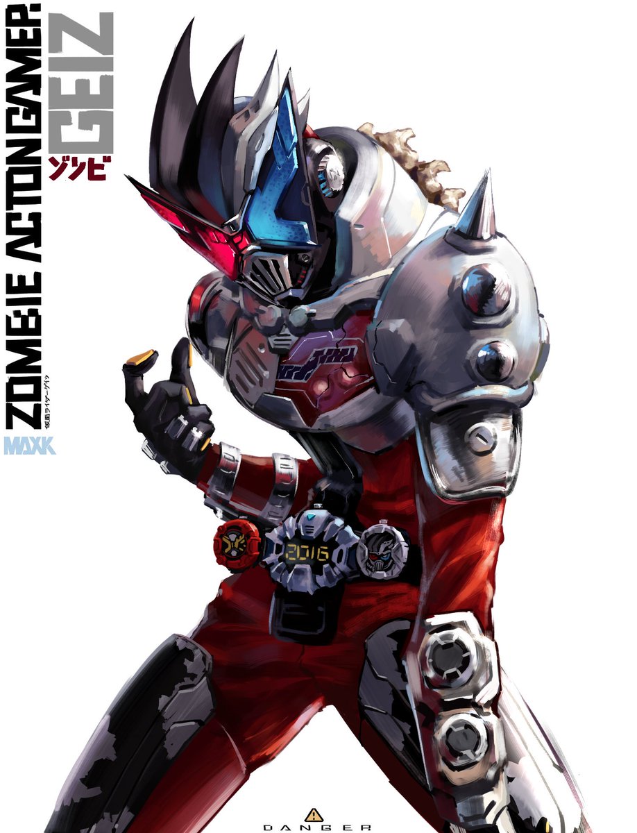 「zombie geiz #仮面ライダージオウ 」|北島Kのイラスト