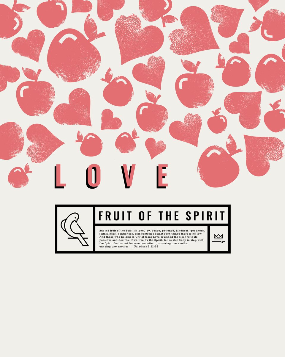 Got your 5 a day? 🍎Fruit of the Spirit 01- Love found in Galatians 5